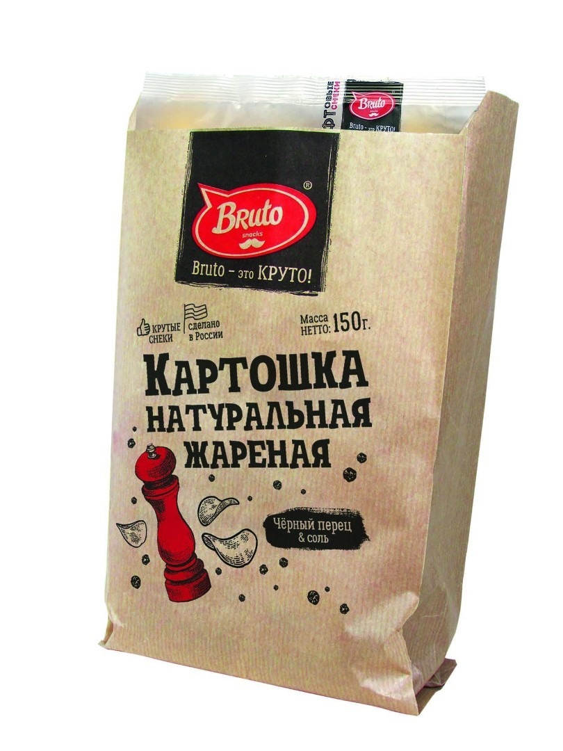 Картофель «Бруто» черный перец 130 гр. в Электрогорске