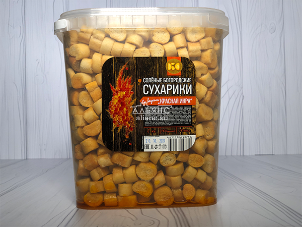 Сухарики с красной икрой в Электрогорске