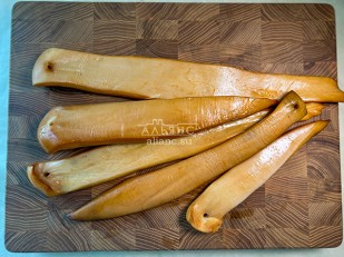 Сом стейк х/к: Кальмар палочки х/к