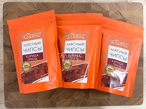 Мясо (АЛЬЯНС) вяленое курица "Гриль" 50 гр. в Электрогорске