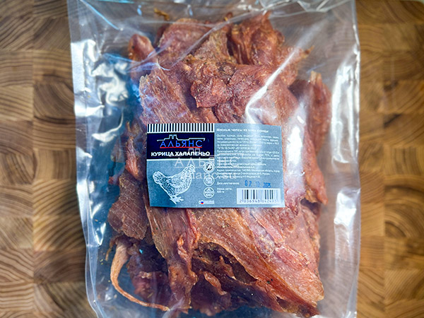 Мясо (АЛЬЯНС) вяленое курица 500гр "С халапеньо" в Электрогорске