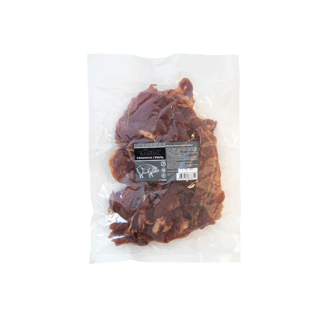 Мясо (АЛЬЯНС) вяленое свинина гриль (500гр) в Электрогорске