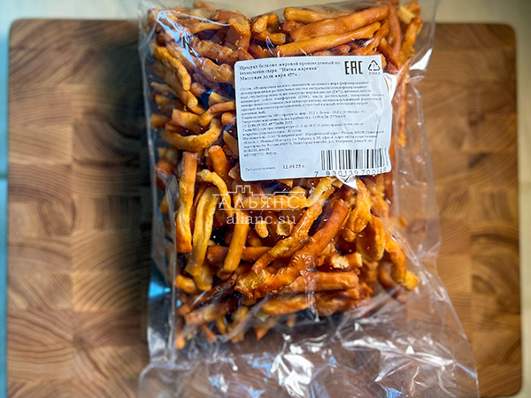 Нитка ЖАРЕНАЯ  Oktobersnack1 кг (сырный продукт) в Электрогорске