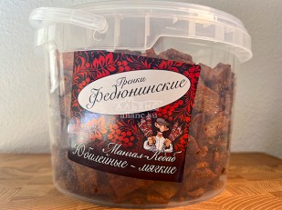 Сырный продукт ФЕРМЕРСКИЙ бочонок укроп чеснок: Гренки 