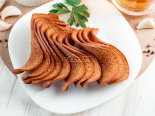 Сурские гренки со вкусом Сыра (100 гр): Ресторанные гренки с сметаной и зеленью