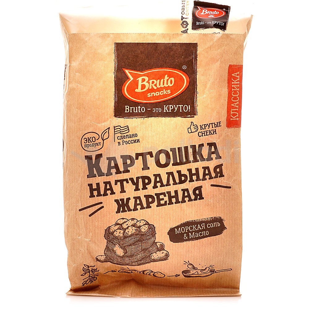 Картофель «Бруто» с солью 70 гр. в Электрогорске