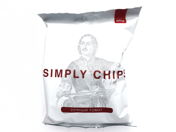 Картофельные чипсы "Simple chips" Пряный томат 80 гр. в Электрогорске
