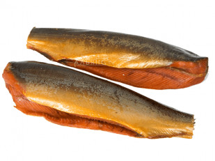 Сом стейк х/к: Горбуша балык холодного копчения